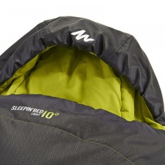 迪卡侬 Sleepin'Bed 10度Light一体式睡袋加自充气垫套装野营睡袋