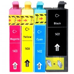 绘威 T1431 四色墨盒套装WF7511 7521 7018 960FWD 900WD 85ND