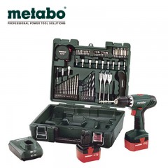 Metabo/麦太保 12V镍镉手电钻74/66件家用工具套装 BS 12 Nicd