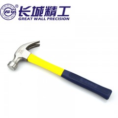 长城精工 羊角锤纤维柄起钉锤多规格羊角锤头木匠榔头钉夹锤钉锤 251011