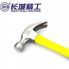 长城精工 羊角锤纤维柄起钉锤多规格羊角锤头木匠榔头钉夹锤钉锤 251011