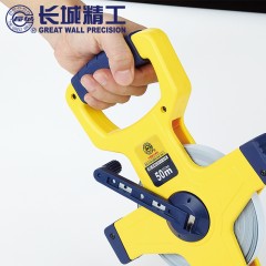 长城精工 架式卷尺高耐磨高精度尺带钢卷尺30米50米100米架子尺