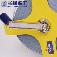 长城精工 架式卷尺高耐磨高精度尺带钢卷尺30米50米100米架子尺