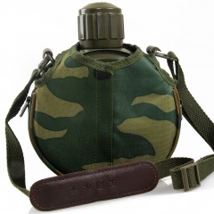 国产 不锈钢10式水壶07便携大容量户外行水壶