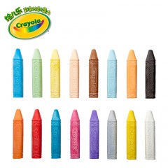 绘儿乐/crayola 幼儿童大粉笔16色户外加粗绘画涂鸦益智51-2016