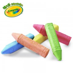 绘儿乐/crayola 儿童24色可水洗户外粉笔加粗安全益智涂鸦51-2024
