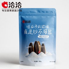 洽洽 海盐瓜子恰恰葵花籽坚果零食炒货大包装500g*1袋