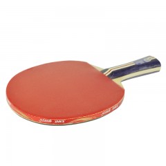 红双喜 1星级乒乓球拍横拍 1002 双面反胶横拍 7层木乒乓拍