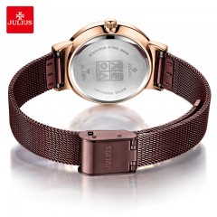 聚利时  新款手表女士韩版简约情侣表男表石英防水钢带腕表JA-1104