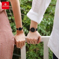 聚利时  新款手表女士韩版简约情侣表男表石英防水钢带腕表JA-1104