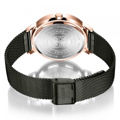 聚利时  潮流商务多功能男表石英表钢带日历学生手表男石英JAH-105