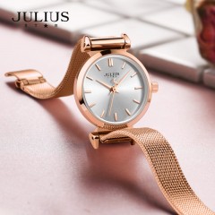 聚利时  新品手表韩版时尚简约学生女表石英防水明星系列钢表JS-001