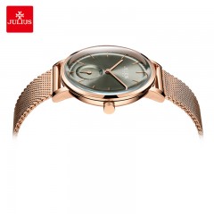 聚利时  手表潮流时尚个性大表盘两针半防水石英腕表女表JA-1065