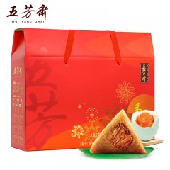 五芳斋  粽子礼盒禾情 蛋黄鲜肉粽豆沙粽蜜枣粽咸鸭蛋端午礼品团购