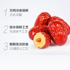 好想你  每日红枣1500g超值量贩装免洗胡杨枣礼物枣