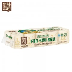 泉林本色  卷纸140g*10卷卫生纸不漂白卷筒纸纸巾本色纸厕纸家庭装