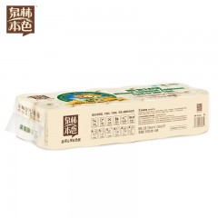 泉林本色  卷纸140g*10卷卫生纸不漂白卷筒纸纸巾本色纸厕纸家庭装