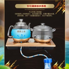 金灶 智能全自动底座上水玻璃电热水壶电磁炉功夫茶具  H9