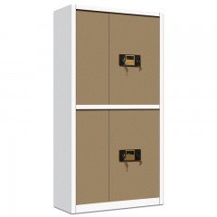 花都 深圳加厚保密柜 电子密码文件柜 单节带斗（灰框白门）