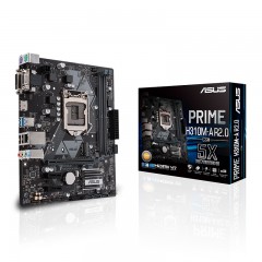 华硕  PRIME H310M-A R2.0电脑台式机游戏办公主板用1151针CPU 兼容8100 H310M