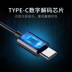 兰士顿 耳机四核双动圈耳麦  D4C-T