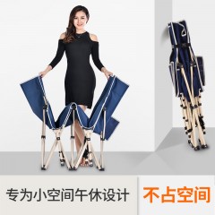 国产 灵鹰折叠床单人午睡办公室午休躺椅家用成人简易便携多功能