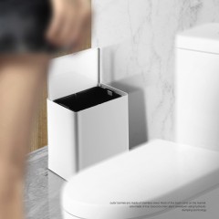 国产 北欧按压式垃圾桶家用客厅卧室卫生间厕所带盖大号纸篓塑料 YH-7098