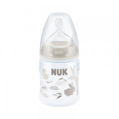 NUK 宽口PP彩色奶瓶150ml带硅胶1号中圆孔奶嘴pp奶瓶