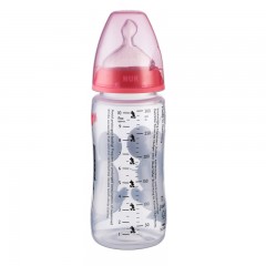 NUK 迪士尼米奇系列宽口PP奶瓶300ml带硅胶2号中圆孔NUKpp奶瓶