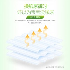 吉氏 创意薄6D丝柔纸尿裤NB26新生儿尿裤初生宝宝尿不湿nb轻薄透气