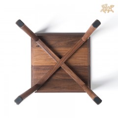 国产 铜师傅 铜木家具 莫奈板凳 美国黑胡桃 黄铜 零甲醛 木蜡油