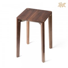 国产 铜师傅 铜木家具 莫奈板凳 美国黑胡桃 黄铜 零甲醛 木蜡油