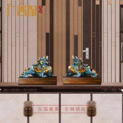 国产  貔貅摆件招财镇宅辟邪纯铜礼物风水摆设办公室桌开业乔迁工艺礼品