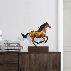 国产 开业礼品铜马摆件结婚送礼品客厅装饰招财办公桌书房马到成功摆件