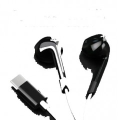 兰士顿 小米8type-c耳机耳式note3/mix2s荣耀note10锤子线控专用8se黑鲨9华为P20降噪通用 E6C