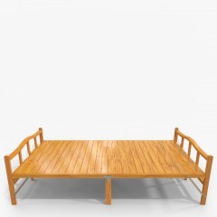 国产 竹床折叠床单人1.2米成人家用1.5米双人实木全竹子床午休午睡凉床