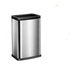 国产 无盖压圈垃圾桶家用大号简约创意不锈钢客厅卧室卫生间厨房欧式8838