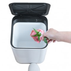 国产 踢踢桶创意感应垃圾桶电动智能家用厕所客厅自动简约厨房 MT-01