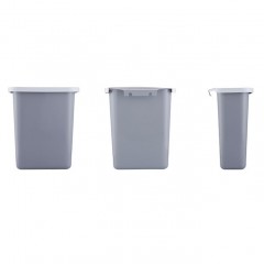 国产 厨房垃圾桶挂式家用橱柜门可壁挂式无盖小桌面卧室大号