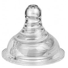 爱得利 宽口径实感螺旋奶嘴单个装S/M/L/+字孔仿母乳胸型B51-B5