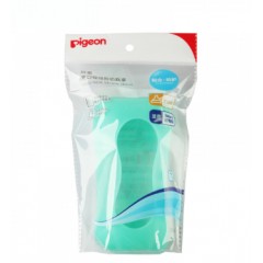 贝亲 宽口径硅胶奶瓶套240ml配玻璃奶瓶 绿BA104/黄BA103