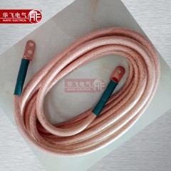 国产 地铁轻轨接地线3节4.5米黄色绝缘杆6米25平方软铜线钢卡  DC1500V