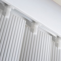 致尚  PVC垂直百叶窗帘 转棒式百叶 纹理遮光竖百叶帘客厅隔断帘