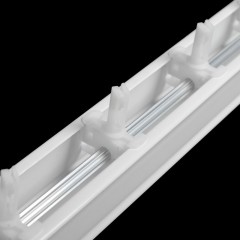 致尚  PVC垂直百叶窗帘 转棒式百叶 纹理遮光竖百叶帘客厅隔断帘