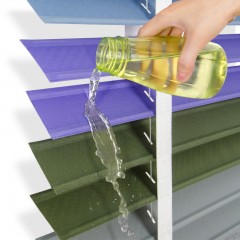 致尚  美姿帘百叶窗帘定制厨房卫生间防水防潮百叶窗酒店会所卷帘