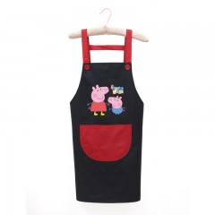 国产 厨房家用做饭防水防油围裙时尚可爱背带女成人工作服定制LOGO印字