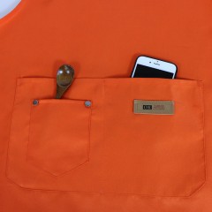 国产 围裙定制logo韩版时尚背带式厨房防水成人女奶茶美甲火锅店工作服