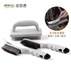 麦思德  不锈钢钢丝刷钢刷去污除锈钢丝刷烧烤清洁刷刷子工业清污刷