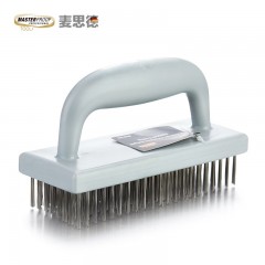 麦思德  不锈钢钢丝刷钢刷去污除锈钢丝刷烧烤清洁刷刷子工业清污刷