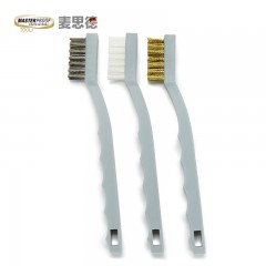 麦思德  清洁刷套装牙刷式尼龙刷迷你铜丝刷除锈钢丝刷除污打磨刷子